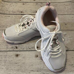 Avia Forte Women’s Running Shoes - White/Light Pink/Silver - 9 Wide